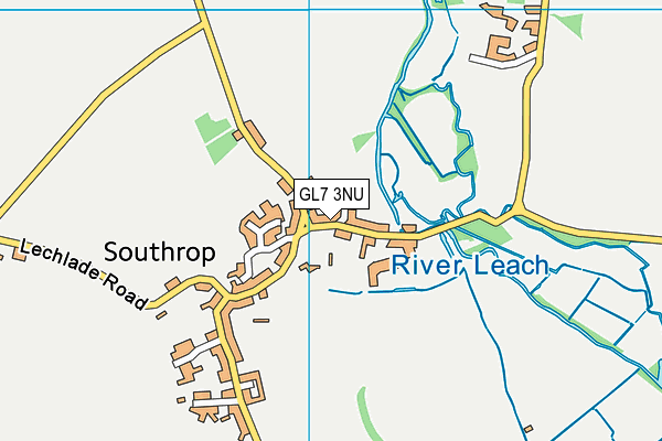GL7 3NU map - OS VectorMap District (Ordnance Survey) GL7 3NU map - OS VectorMap District (Ordnance Survey)
