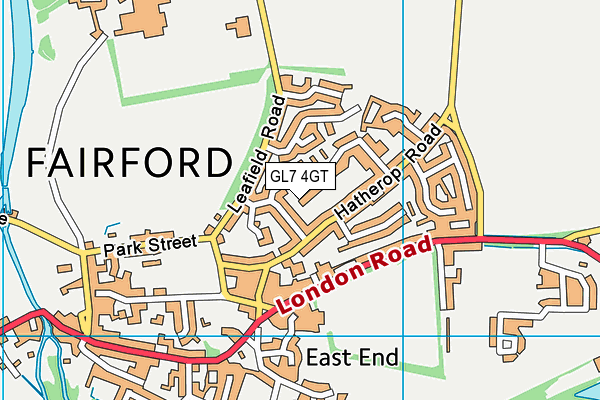 GL7 4GT map - OS VectorMap District (Ordnance Survey) GL7 4GT map - OS VectorMap District (Ordnance Survey)