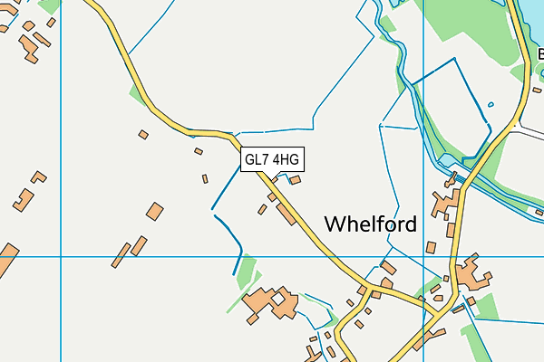GL7 4HG map - OS VectorMap District (Ordnance Survey) GL7 4HG map - OS VectorMap District (Ordnance Survey)