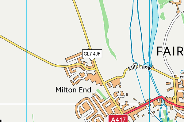 GL7 4JF map - OS VectorMap District (Ordnance Survey) GL7 4JF map - OS VectorMap District (Ordnance Survey)
