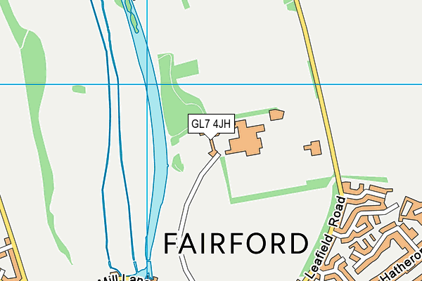GL7 4JH map - OS VectorMap District (Ordnance Survey) GL7 4JH map - OS VectorMap District (Ordnance Survey)