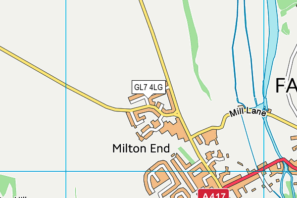 GL7 4LG map - OS VectorMap District (Ordnance Survey) GL7 4LG map - OS VectorMap District (Ordnance Survey)