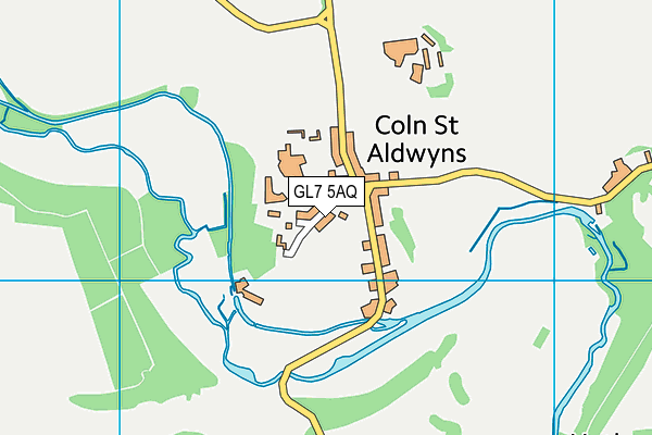 GL7 5AQ map - OS VectorMap District (Ordnance Survey) GL7 5AQ map - OS VectorMap District (Ordnance Survey)