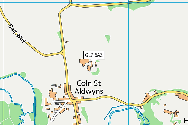 GL7 5AZ map - OS VectorMap District (Ordnance Survey) GL7 5AZ map - OS VectorMap District (Ordnance Survey)