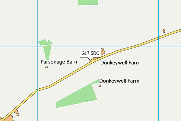 GL7 5DQ map - OS VectorMap District (Ordnance Survey) GL7 5DQ map - OS VectorMap District (Ordnance Survey)