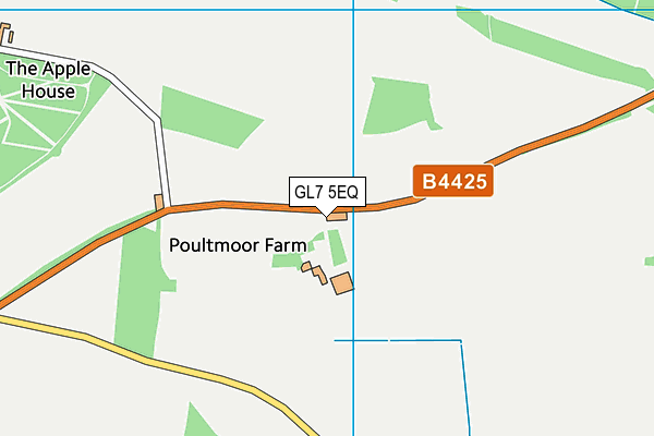 GL7 5EQ map - OS VectorMap District (Ordnance Survey) GL7 5EQ map - OS VectorMap District (Ordnance Survey)