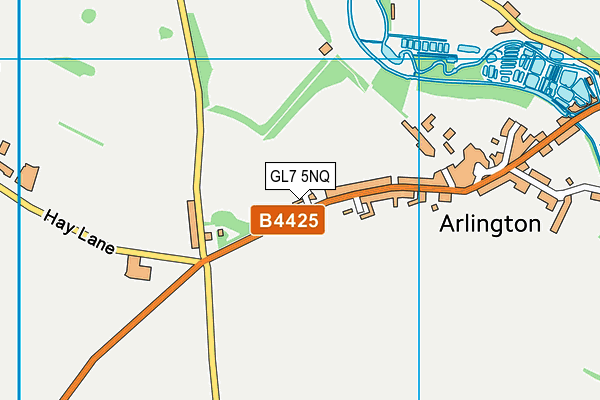 GL7 5NQ map - OS VectorMap District (Ordnance Survey) GL7 5NQ map - OS VectorMap District (Ordnance Survey)