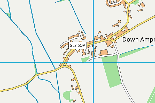 GL7 5QP map - OS VectorMap District (Ordnance Survey) GL7 5QP map - OS VectorMap District (Ordnance Survey)