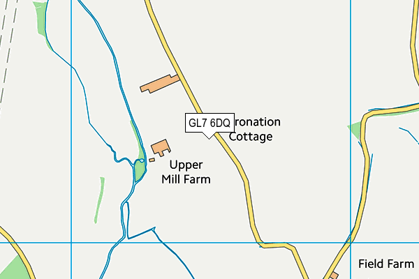 GL7 6DQ map - OS VectorMap District (Ordnance Survey) GL7 6DQ map - OS VectorMap District (Ordnance Survey)
