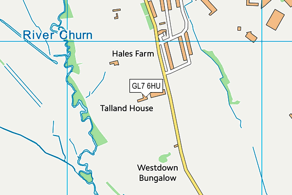 GL7 6HU map - OS VectorMap District (Ordnance Survey) GL7 6HU map - OS VectorMap District (Ordnance Survey)