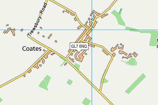 GL7 6NQ map - OS VectorMap District (Ordnance Survey) GL7 6NQ map - OS VectorMap District (Ordnance Survey)