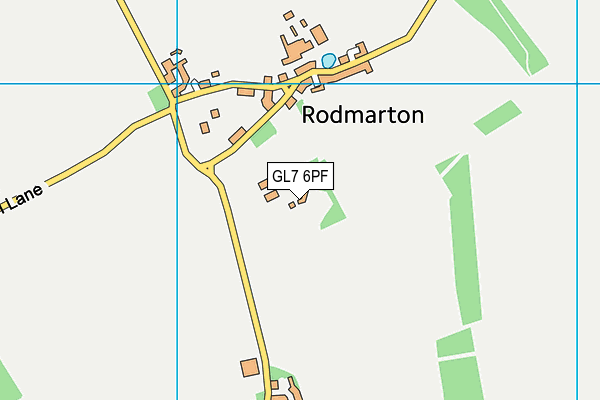 GL7 6PF map - OS VectorMap District (Ordnance Survey) GL7 6PF map - OS VectorMap District (Ordnance Survey)