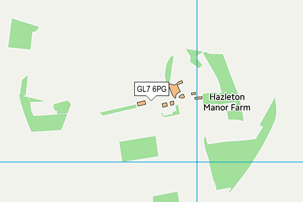 GL7 6PG map - OS VectorMap District (Ordnance Survey) GL7 6PG map - OS VectorMap District (Ordnance Survey)