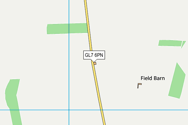 GL7 6PN map - OS VectorMap District (Ordnance Survey) GL7 6PN map - OS VectorMap District (Ordnance Survey)