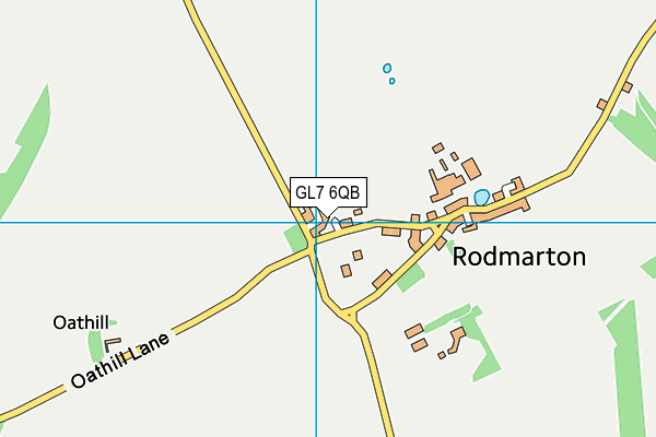 GL7 6QB map - OS VectorMap District (Ordnance Survey) GL7 6QB map - OS VectorMap District (Ordnance Survey)