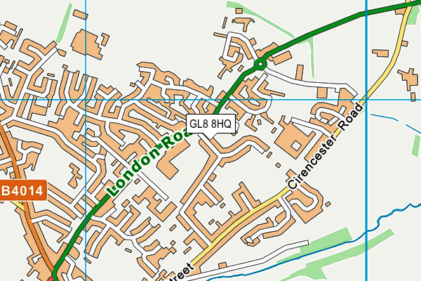 GL8 8HQ map - OS VectorMap District (Ordnance Survey) GL8 8HQ map - OS VectorMap District (Ordnance Survey)