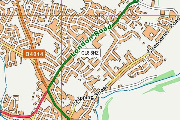 GL8 8HZ map - OS VectorMap District (Ordnance Survey) GL8 8HZ map - OS VectorMap District (Ordnance Survey)