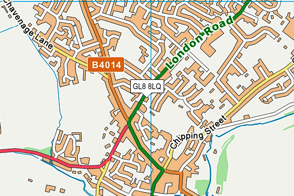 GL8 8LQ map - OS VectorMap District (Ordnance Survey) GL8 8LQ map - OS VectorMap District (Ordnance Survey)