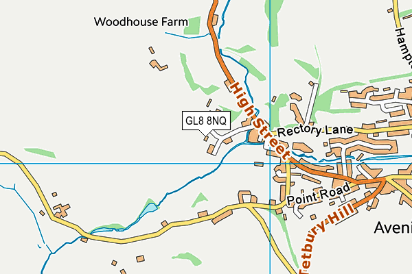 GL8 8NQ map - OS VectorMap District (Ordnance Survey) GL8 8NQ map - OS VectorMap District (Ordnance Survey)