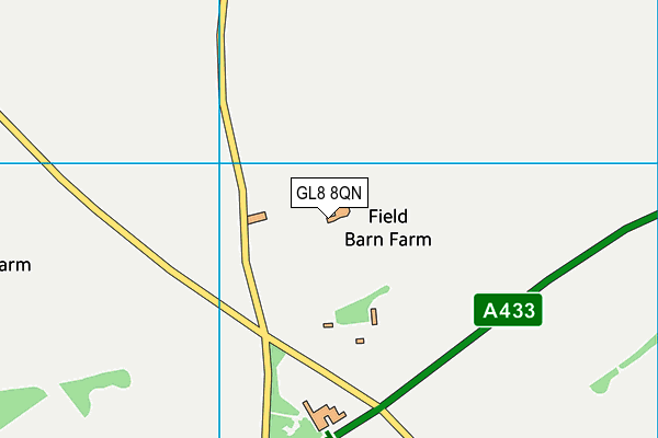 GL8 8QN map - OS VectorMap District (Ordnance Survey) GL8 8QN map - OS VectorMap District (Ordnance Survey)
