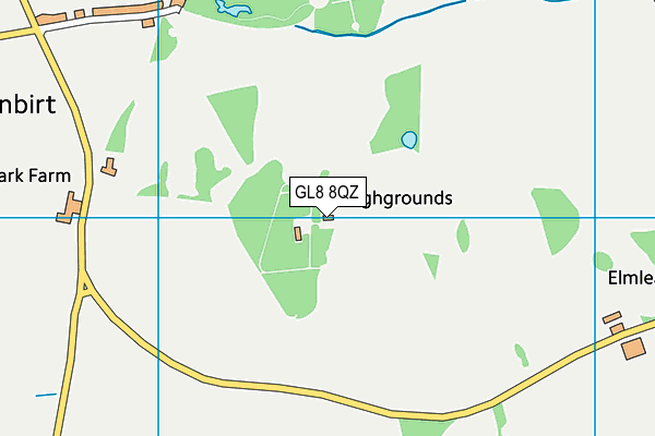 GL8 8QZ map - OS VectorMap District (Ordnance Survey) GL8 8QZ map - OS VectorMap District (Ordnance Survey)