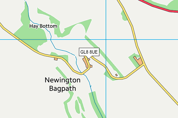 GL8 8UE map - OS VectorMap District (Ordnance Survey) GL8 8UE map - OS VectorMap District (Ordnance Survey)