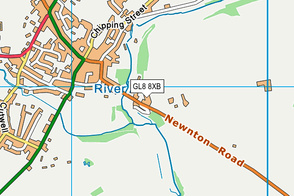 GL8 8XB map - OS VectorMap District (Ordnance Survey) GL8 8XB map - OS VectorMap District (Ordnance Survey)