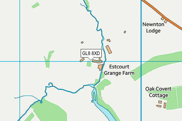 GL8 8XD map - OS VectorMap District (Ordnance Survey) GL8 8XD map - OS VectorMap District (Ordnance Survey)
