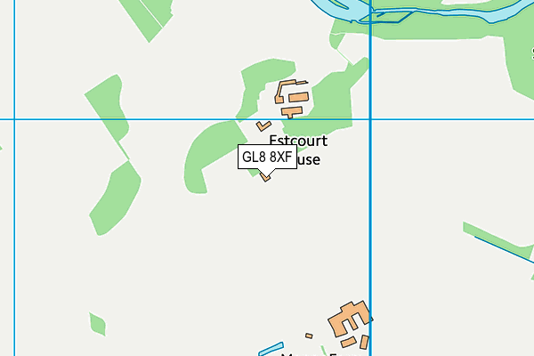 GL8 8XF map - OS VectorMap District (Ordnance Survey) GL8 8XF map - OS VectorMap District (Ordnance Survey)