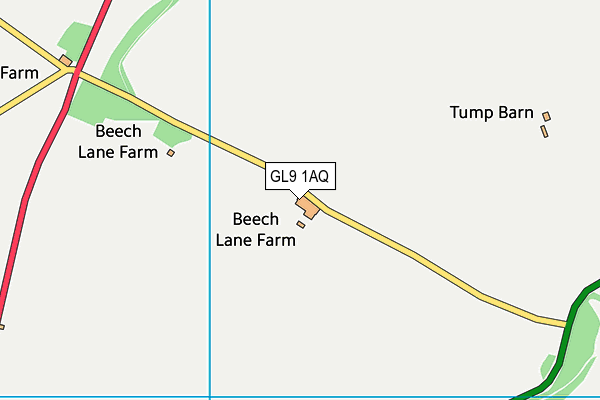 GL9 1AQ map - OS VectorMap District (Ordnance Survey) GL9 1AQ map - OS VectorMap District (Ordnance Survey)
