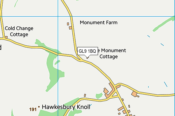 GL9 1BQ map - OS VectorMap District (Ordnance Survey) GL9 1BQ map - OS VectorMap District (Ordnance Survey)