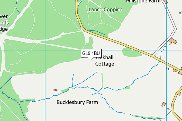 GL9 1BU map - OS VectorMap District (Ordnance Survey) GL9 1BU map - OS VectorMap District (Ordnance Survey)