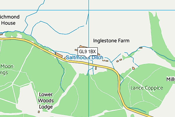 GL9 1BX map - OS VectorMap District (Ordnance Survey) GL9 1BX map - OS VectorMap District (Ordnance Survey)