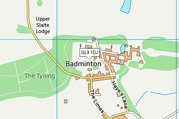 GL9 1DJ map - OS VectorMap District (Ordnance Survey)