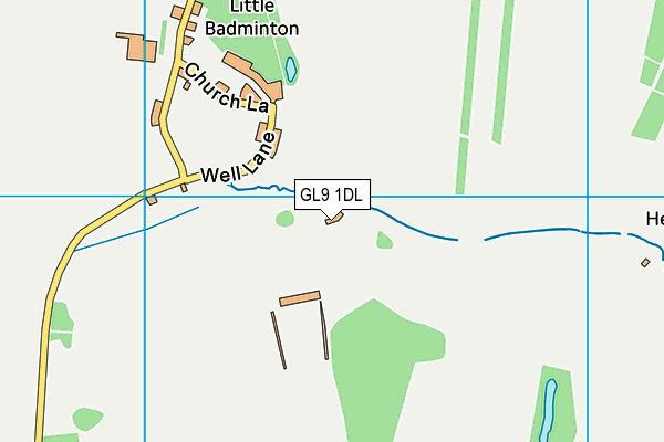 GL9 1DL map - OS VectorMap District (Ordnance Survey) GL9 1DL map - OS VectorMap District (Ordnance Survey)