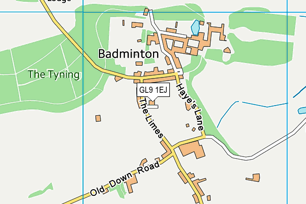 GL9 1EJ map - OS VectorMap District (Ordnance Survey) GL9 1EJ map - OS VectorMap District (Ordnance Survey)