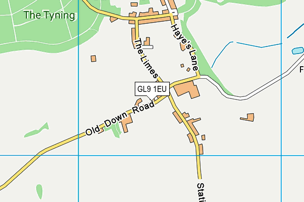 GL9 1EU map - OS VectorMap District (Ordnance Survey) GL9 1EU map - OS VectorMap District (Ordnance Survey)