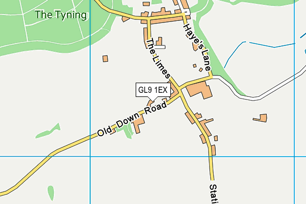 GL9 1EX map - OS VectorMap District (Ordnance Survey) GL9 1EX map - OS VectorMap District (Ordnance Survey)
