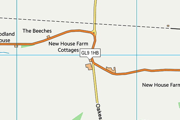 GL9 1HB map - OS VectorMap District (Ordnance Survey) GL9 1HB map - OS VectorMap District (Ordnance Survey)