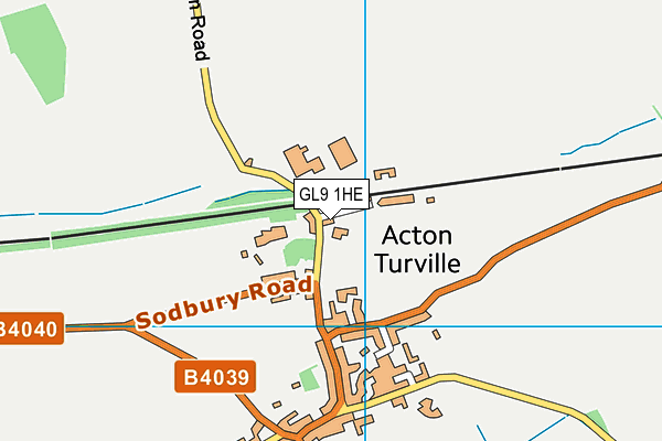 GL9 1HE map - OS VectorMap District (Ordnance Survey) GL9 1HE map - OS VectorMap District (Ordnance Survey)