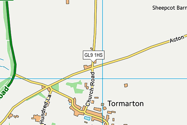 GL9 1HS map - OS VectorMap District (Ordnance Survey) GL9 1HS map - OS VectorMap District (Ordnance Survey)