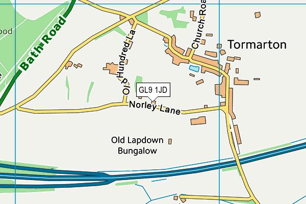 GL9 1JD map - OS VectorMap District (Ordnance Survey) GL9 1JD map - OS VectorMap District (Ordnance Survey)
