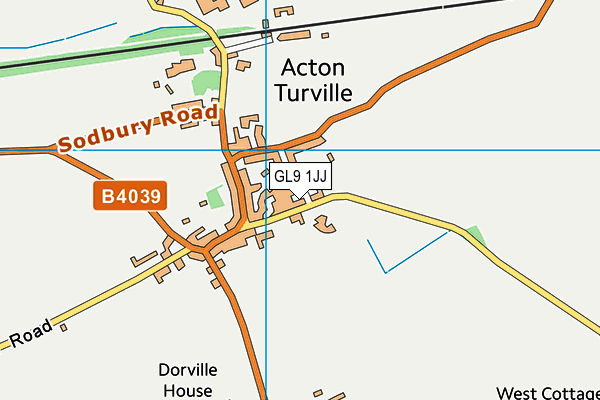 GL9 1JJ map - OS VectorMap District (Ordnance Survey) GL9 1JJ map - OS VectorMap District (Ordnance Survey)