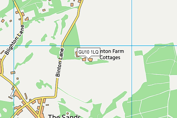 GU10 1LQ map - OS VectorMap District (Ordnance Survey) GU10 1LQ map - OS VectorMap District (Ordnance Survey)