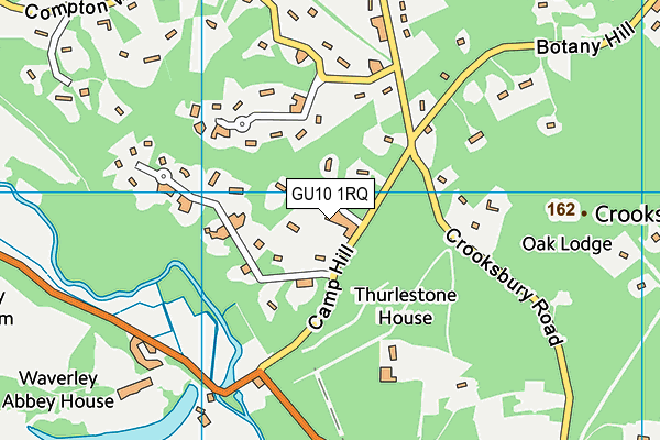 GU10 1RQ map - OS VectorMap District (Ordnance Survey)