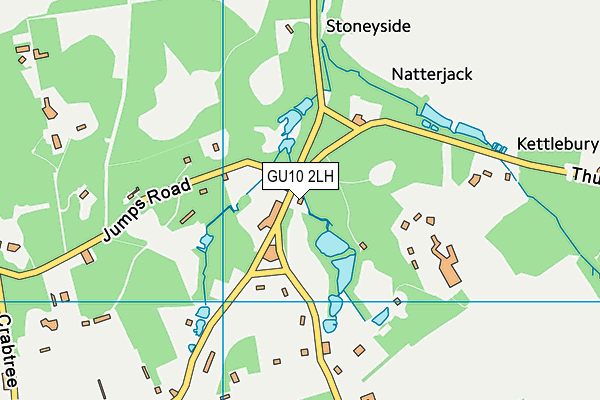 GU10 2LH map - OS VectorMap District (Ordnance Survey) GU10 2LH map - OS VectorMap District (Ordnance Survey)