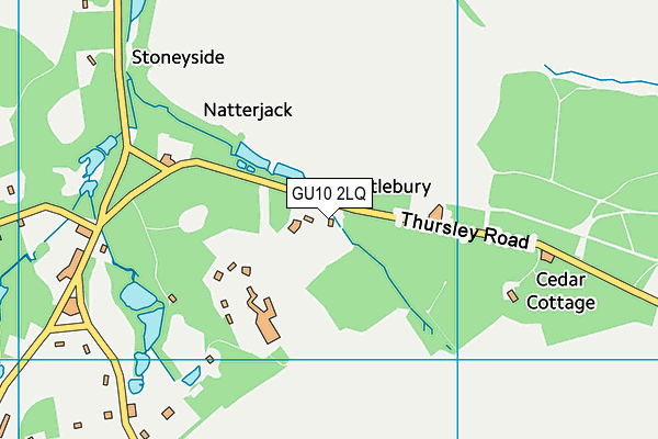 GU10 2LQ map - OS VectorMap District (Ordnance Survey) GU10 2LQ map - OS VectorMap District (Ordnance Survey)