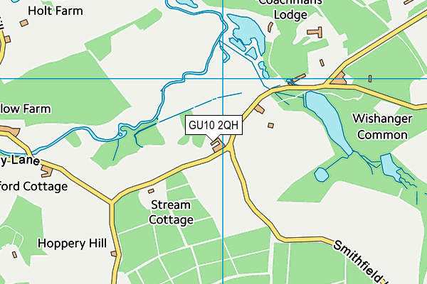 GU10 2QH map - OS VectorMap District (Ordnance Survey) GU10 2QH map - OS VectorMap District (Ordnance Survey)