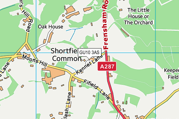 GU10 3AS map - OS VectorMap District (Ordnance Survey) GU10 3AS map - OS VectorMap District (Ordnance Survey)
