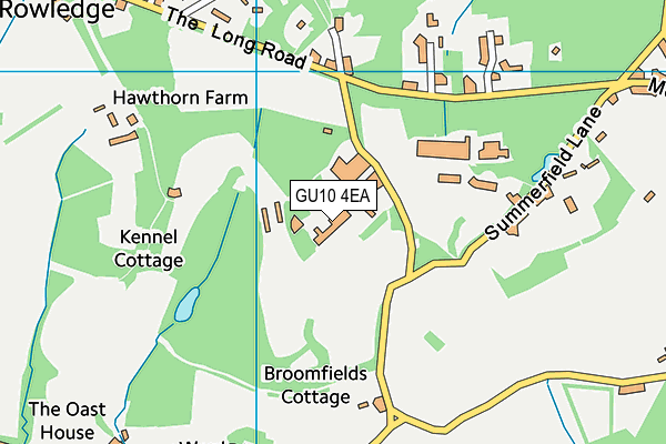 GU10 4EA map - OS VectorMap District (Ordnance Survey)